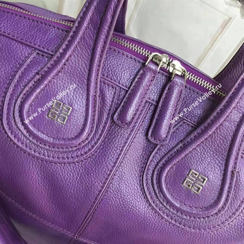Givenchy large nightingale purple bag 5373