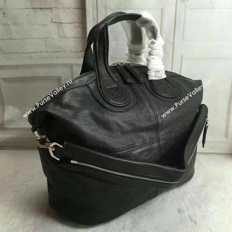 Givenchy large lambskin nightingale black bag 5379