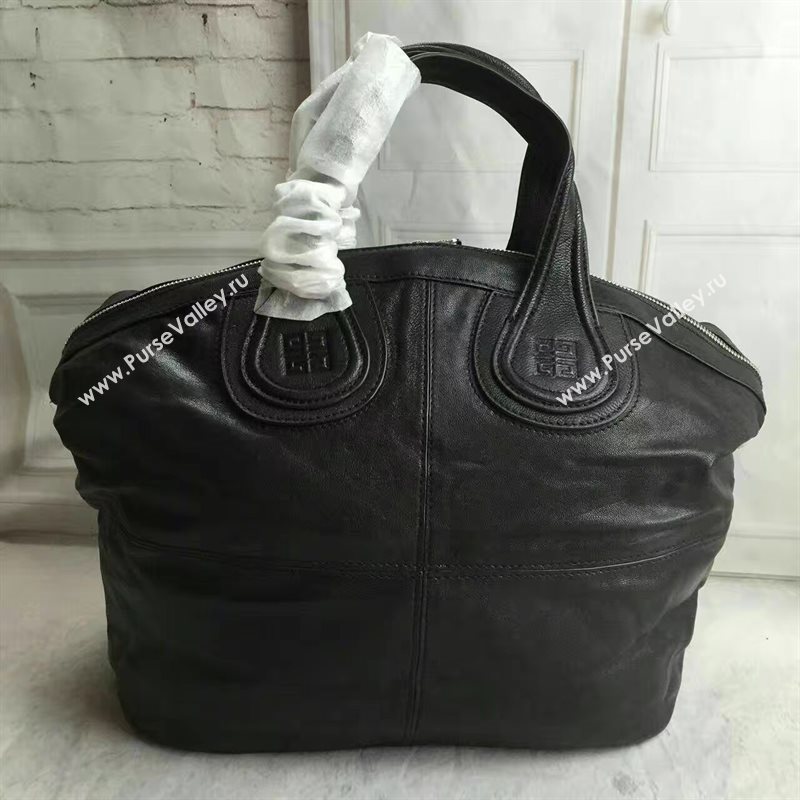 Givenchy large lambskin nightingale black bag 5379