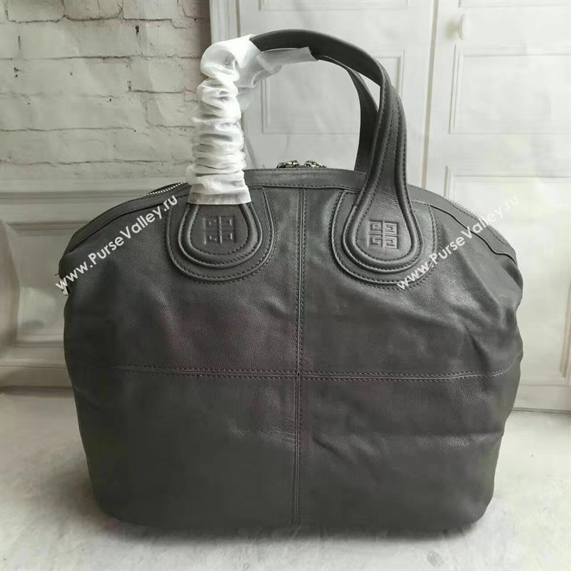 Givenchy large lambskin gray nightingale bag 5381