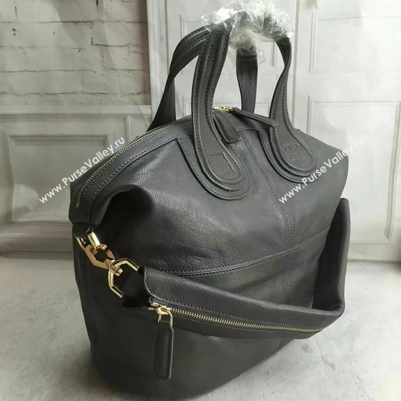 Givenchy large gray nightingale lambskin bag 5382