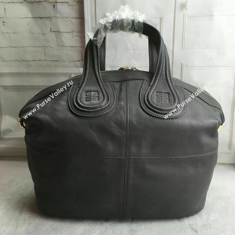 Givenchy large gray nightingale lambskin bag 5382