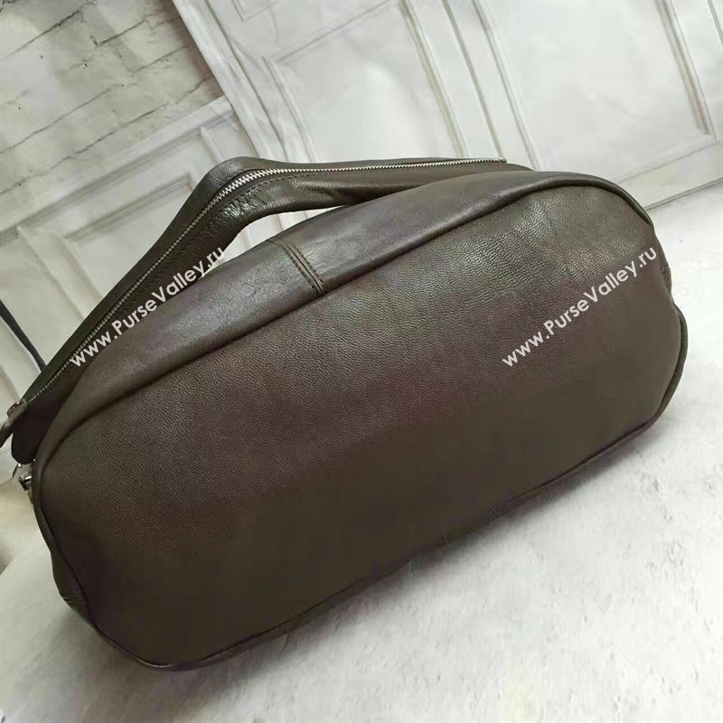 Givenchy large dark coffee nightingale lambskin bag 5383