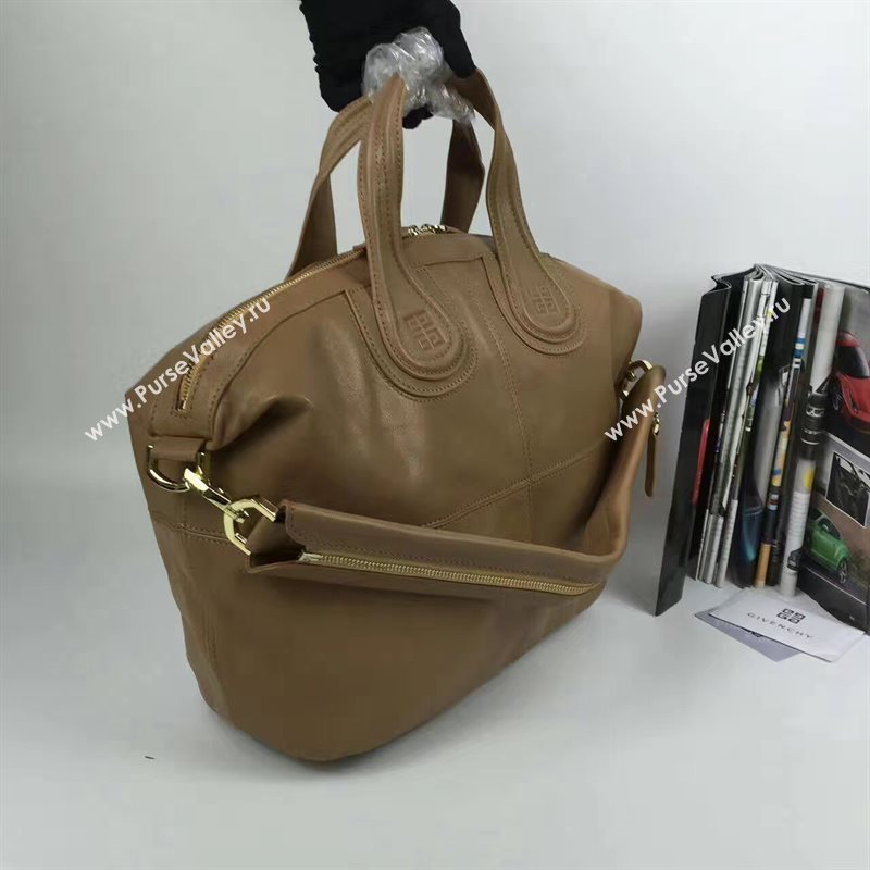 Givenchy large tan nightingale lambskin bag 5385