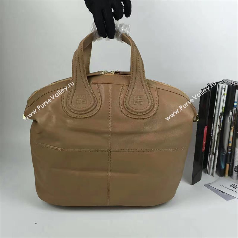 Givenchy large tan nightingale lambskin bag 5385