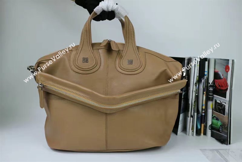 Givenchy large nude nightingale lambskin bag 5386