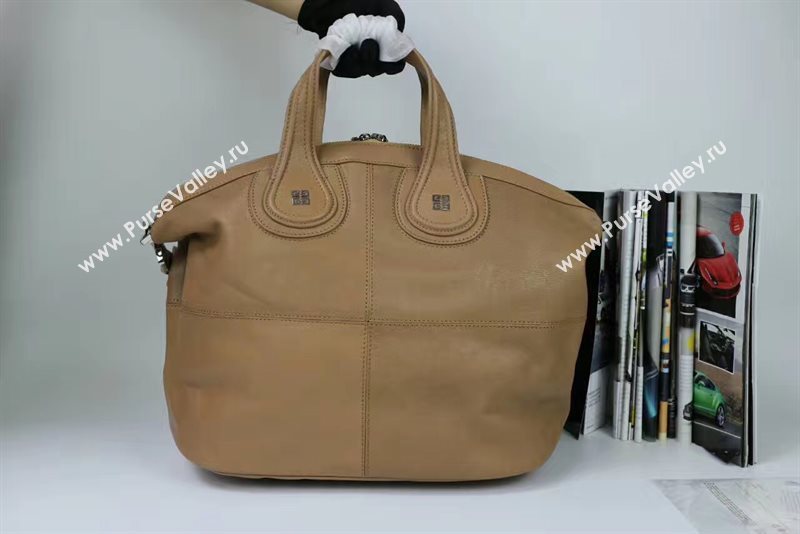 Givenchy large nude nightingale lambskin bag 5386