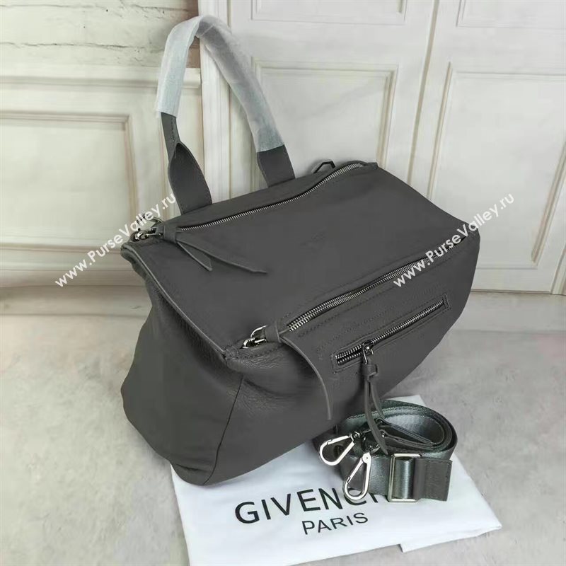 Givenchy gray medium pandora goatskin bag 5387