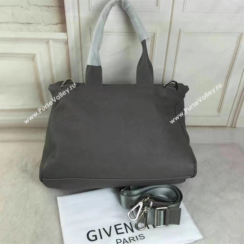 Givenchy gray medium pandora goatskin bag 5387