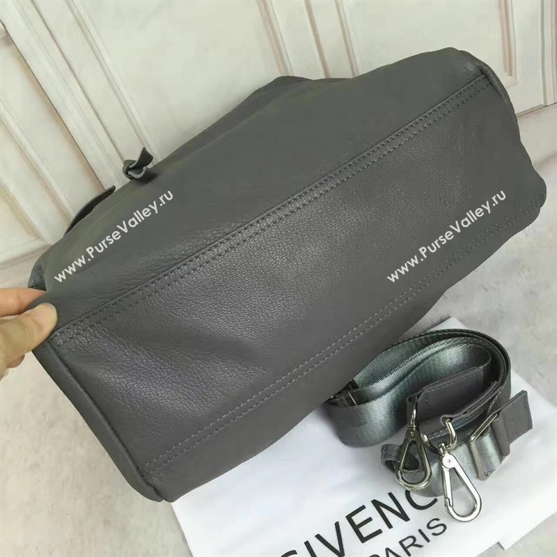 Givenchy gray medium pandora goatskin bag 5387