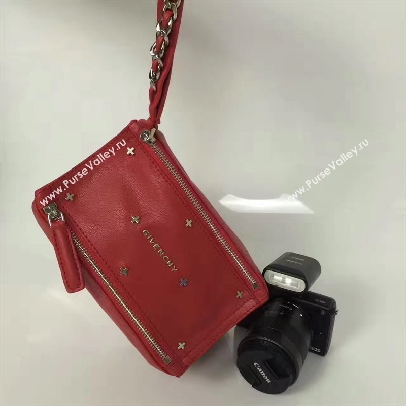 Givenchy clutch red bag 5392