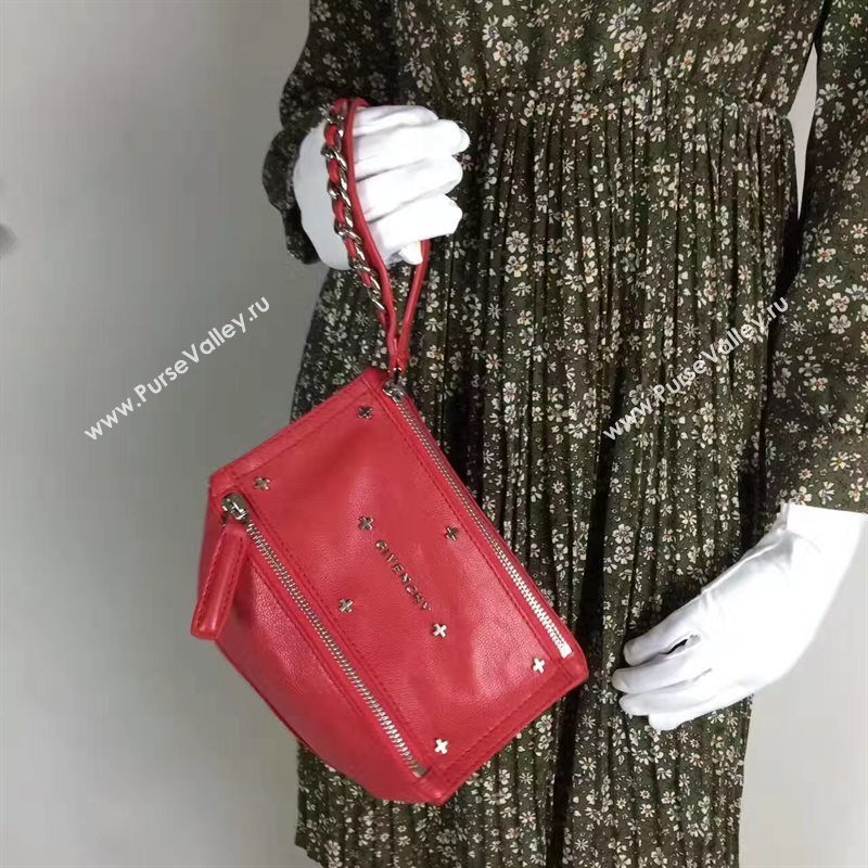 Givenchy clutch red bag 5392