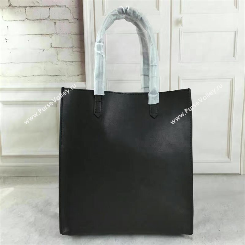 Givenchy medium black v dog shopping calfskin bag 5303