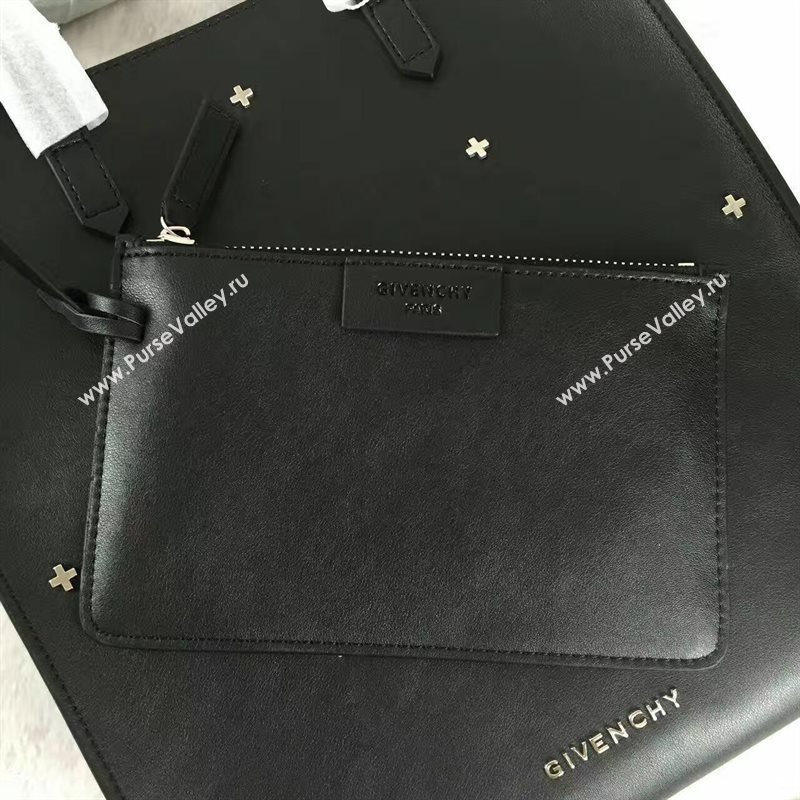 Givenchy medium calfskin black shopping bag 5304
