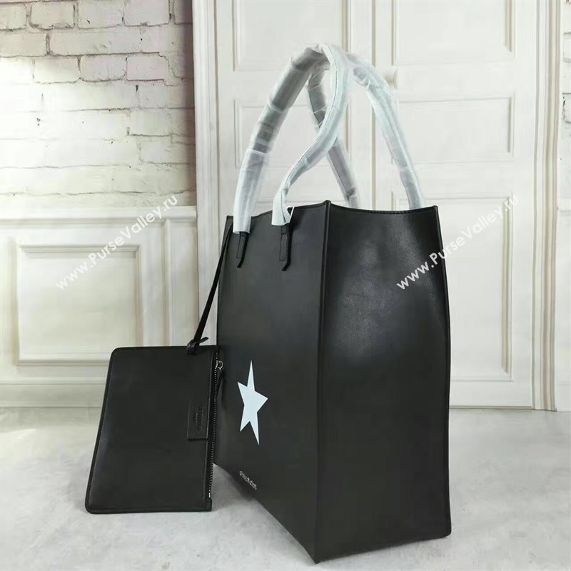 Givenchy medium calfskin shopping black star v bag 5306