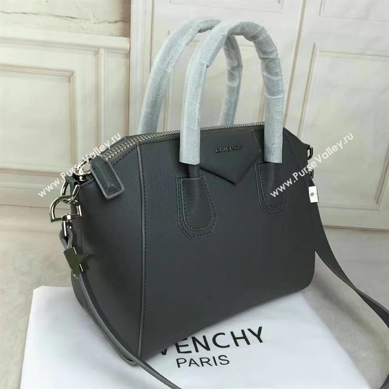 Givenchy medium gray antigona goatskin bag 5310