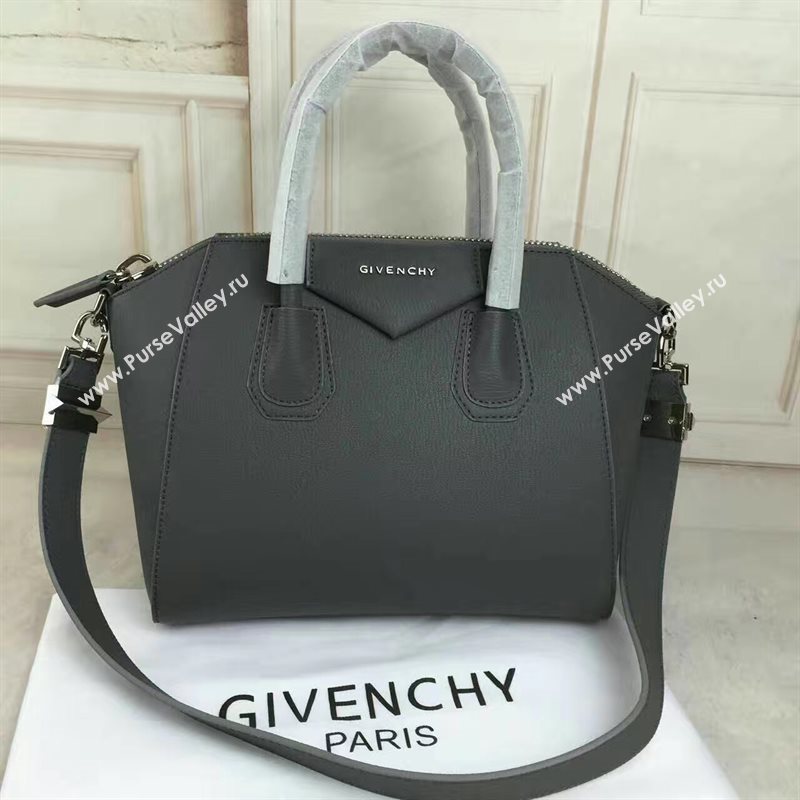 Givenchy medium gray antigona goatskin bag 5310