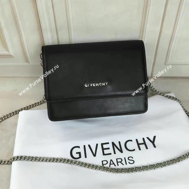 Givenchy mini shoulder flap black bag 5314