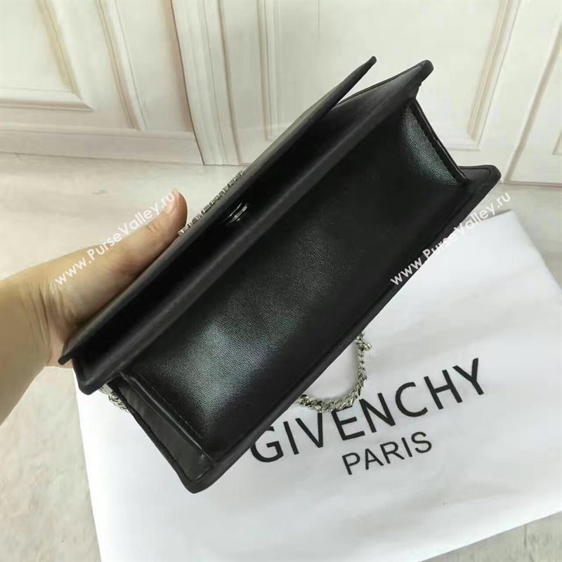 Givenchy mini shoulder flap black bag 5314