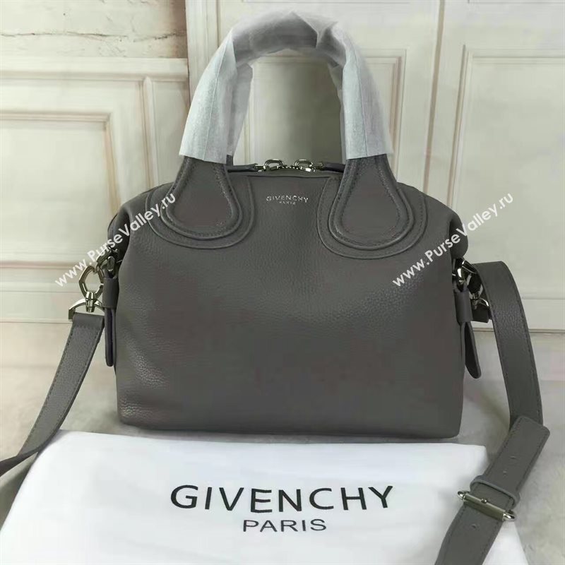Givenchy medium goatskin gray nightingale bag 5319