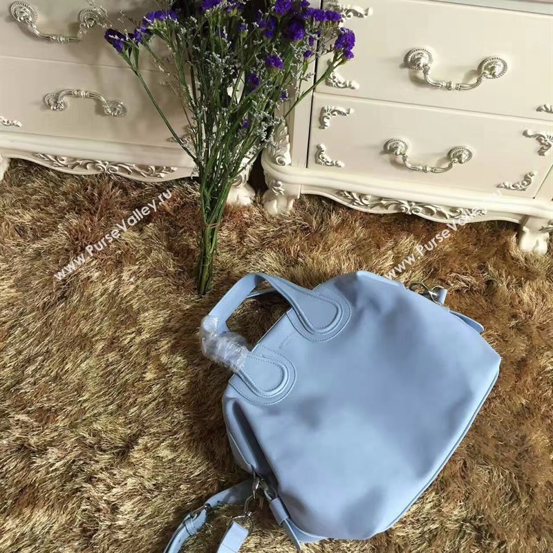 Givenchy medium blue nightingale goatskin bag 5321