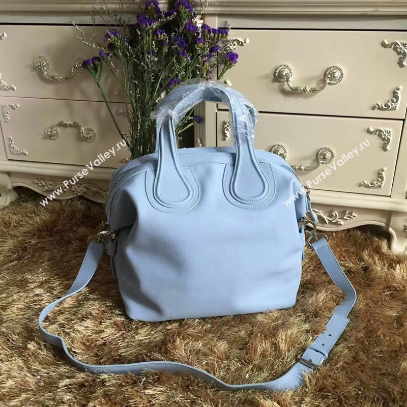Givenchy medium blue nightingale goatskin bag 5321