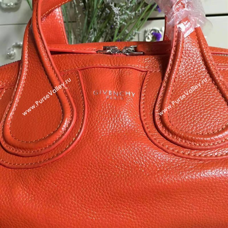 Givenchy medium goatskin orange nightingale bag 5322
