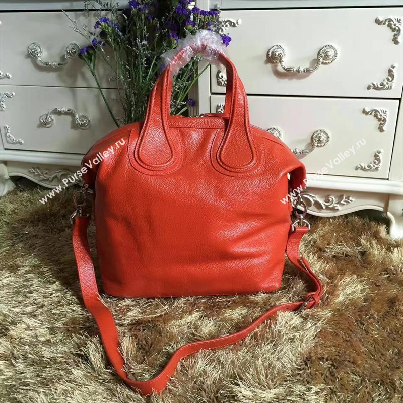 Givenchy medium goatskin orange nightingale bag 5322