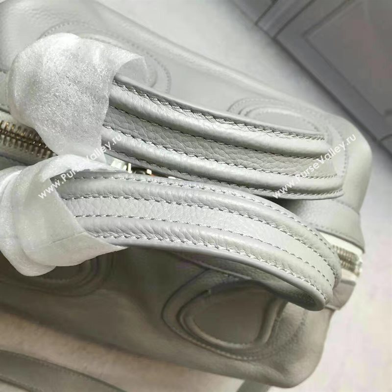 Givenchy medium light gray nightingale goatskin bag 5323
