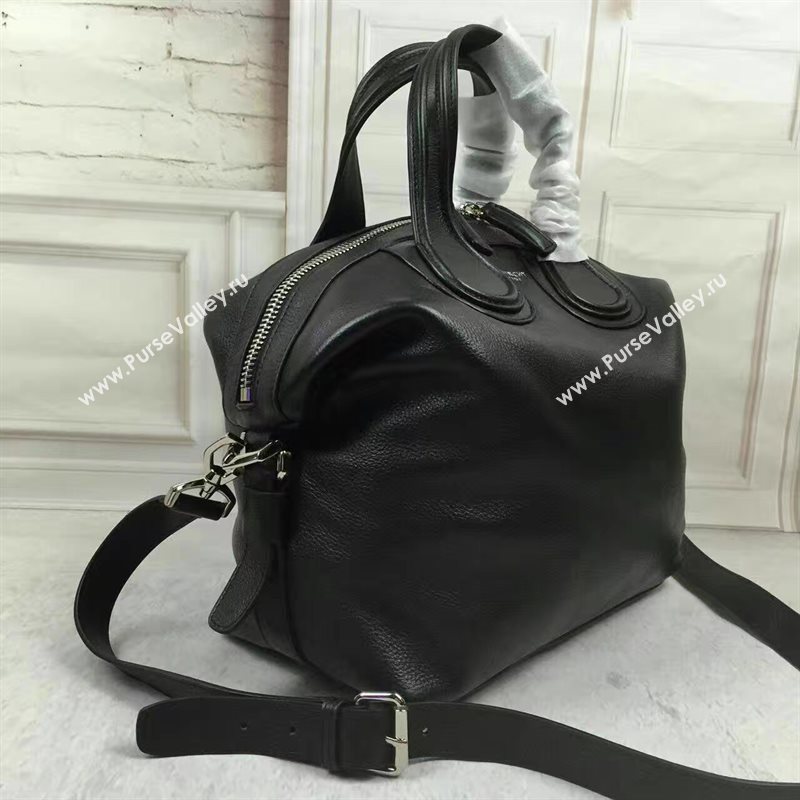 Givenchy medium black nightingale goatskin bag 5324