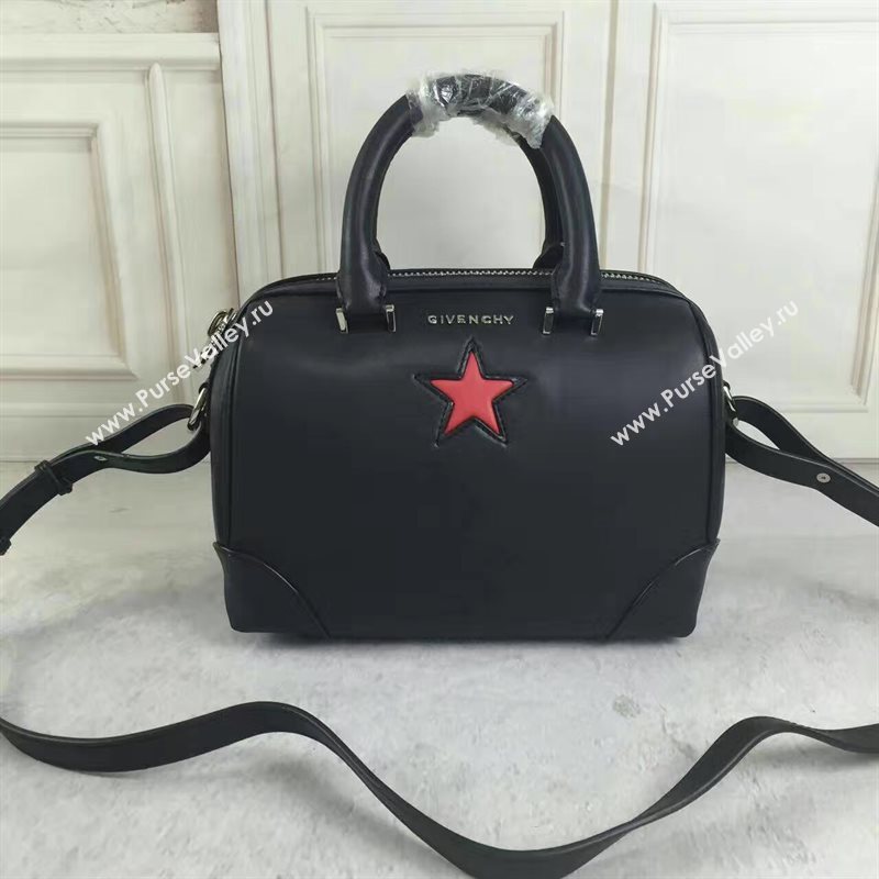 Givenchy small lucrezia satchel black red v bag 5444