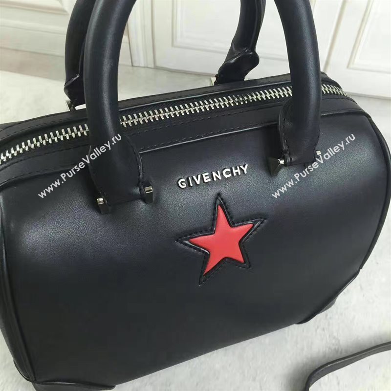 Givenchy small lucrezia satchel black red v bag 5444