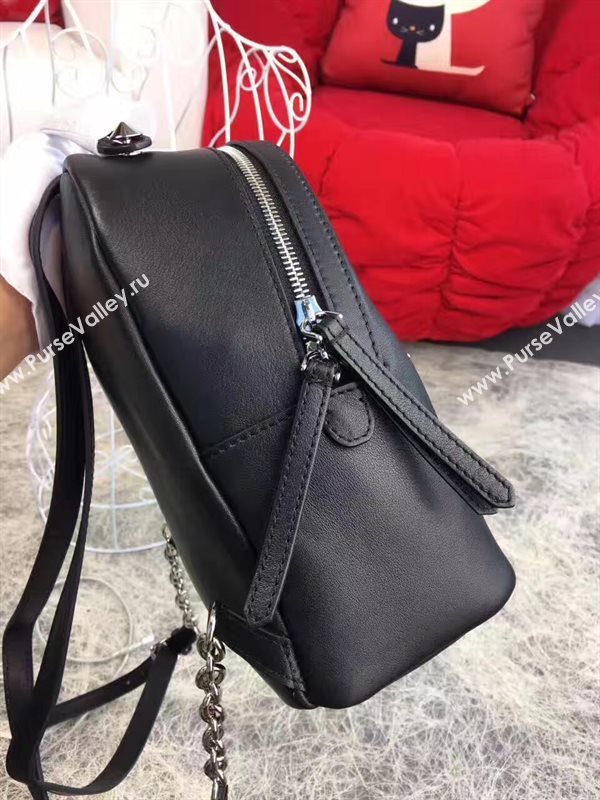 Fendi peekaboo mini black backpack bag 5447