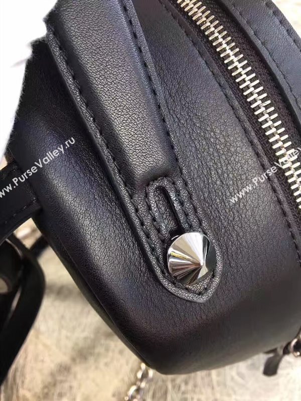 Fendi peekaboo mini black backpack bag 5447