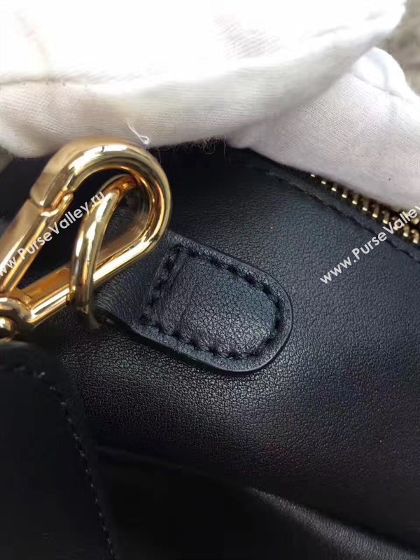 Fendi peekaboo mini shoulder black gold v bag 5448