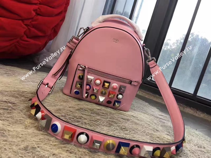 Fendi peekaboo mini pink shoulder bag 5449