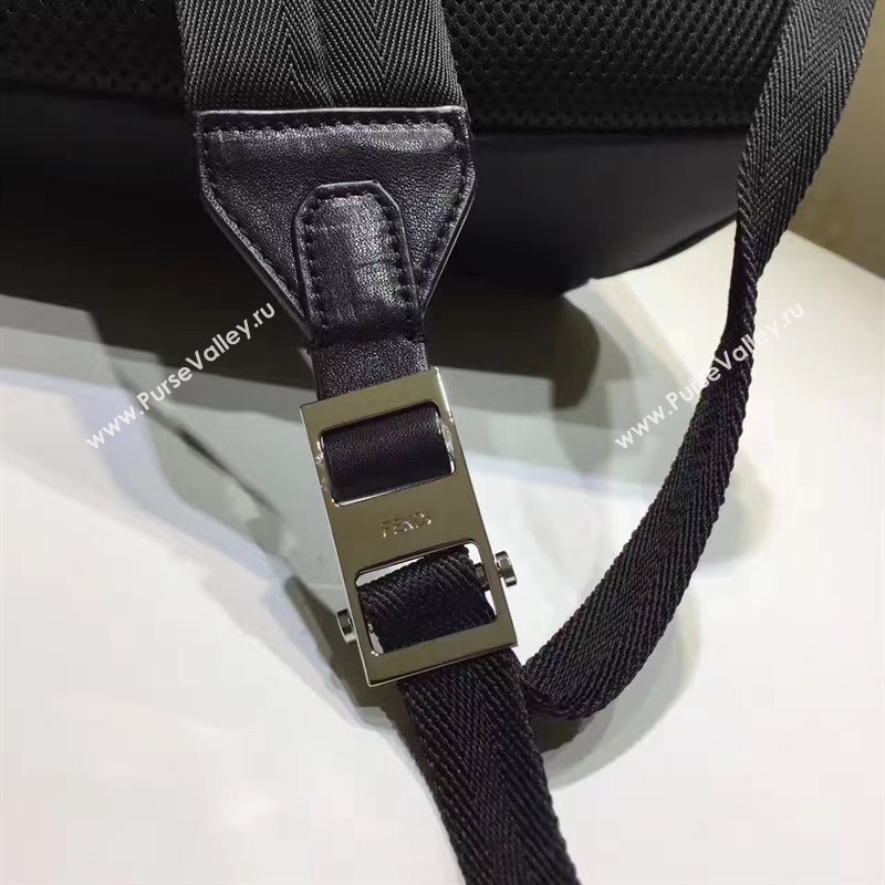 Fendi backpack black yellow v bag 5452