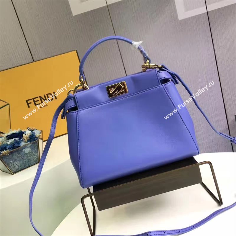 Fendi mini blue peekaboo bag 5455