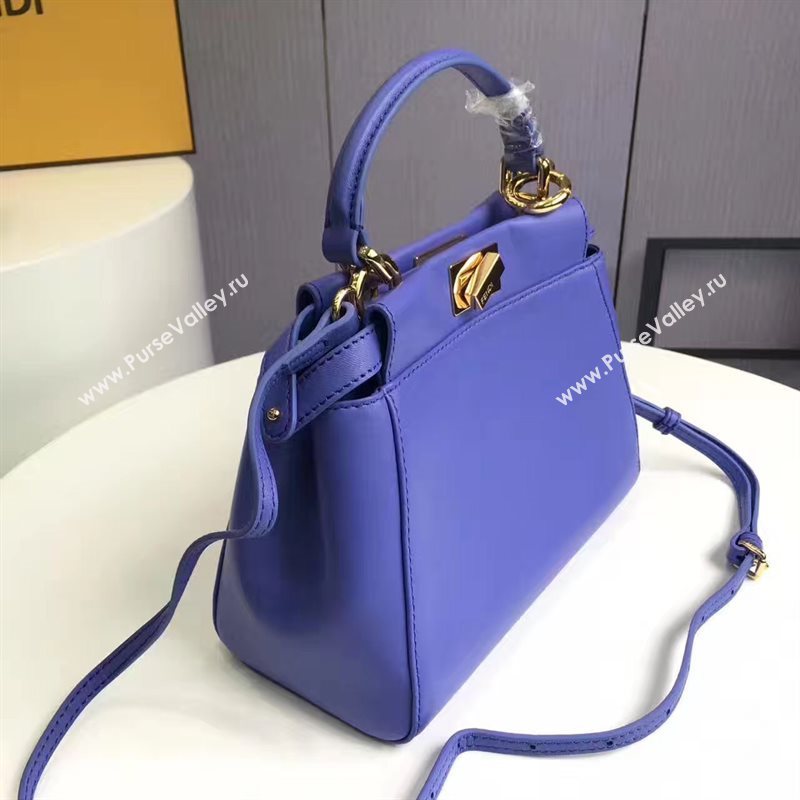 Fendi mini blue peekaboo bag 5455