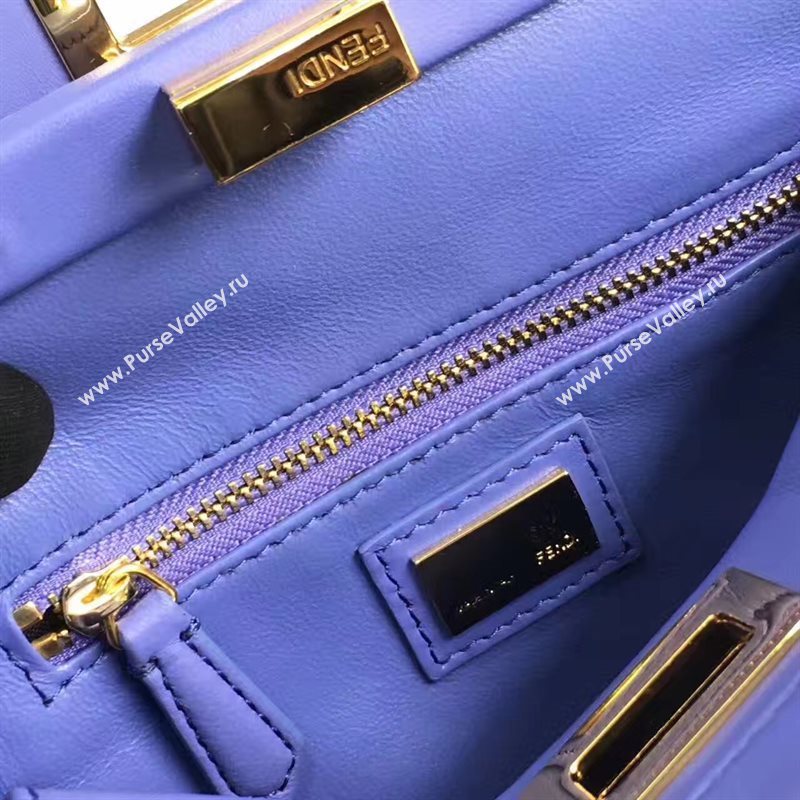 Fendi mini blue peekaboo bag 5455