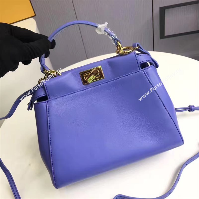 Fendi mini blue peekaboo bag 5455