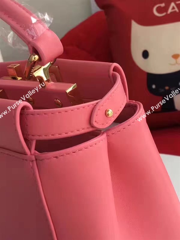 Fendi mini rose peekaboo red bag 5467