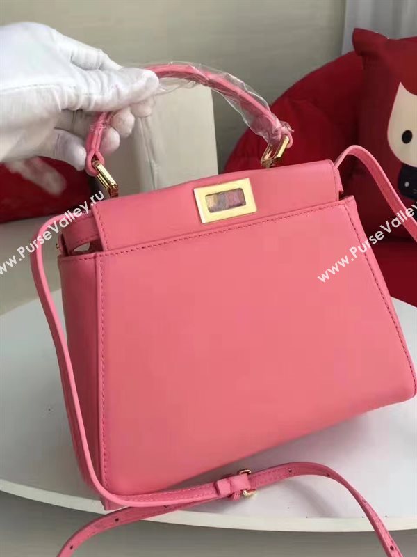 Fendi mini rose peekaboo red bag 5467