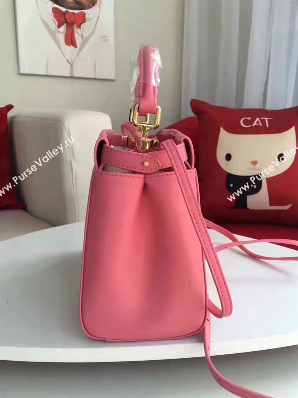 Fendi mini rose peekaboo red bag 5467