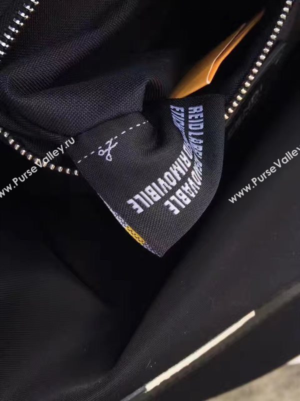 Fendi black v cream Waterproof backpack cloth bag 5473