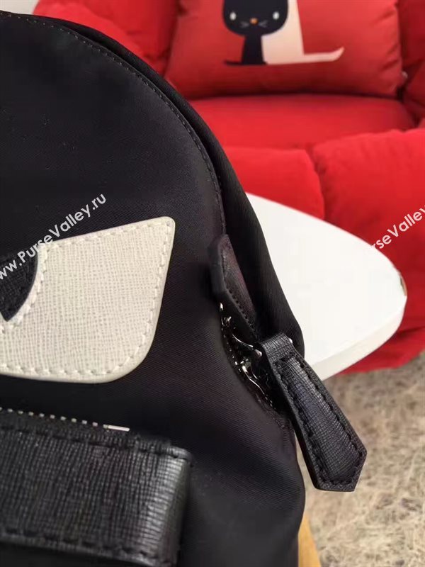 Fendi black v cream Waterproof backpack cloth bag 5473