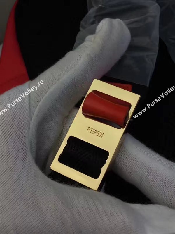 Fendi Waterproof cloth red backpack bag 5476