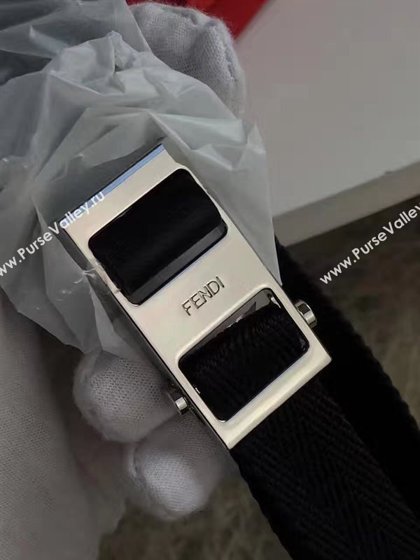 Fendi Waterproof cloth backpack red cream v bag 5478