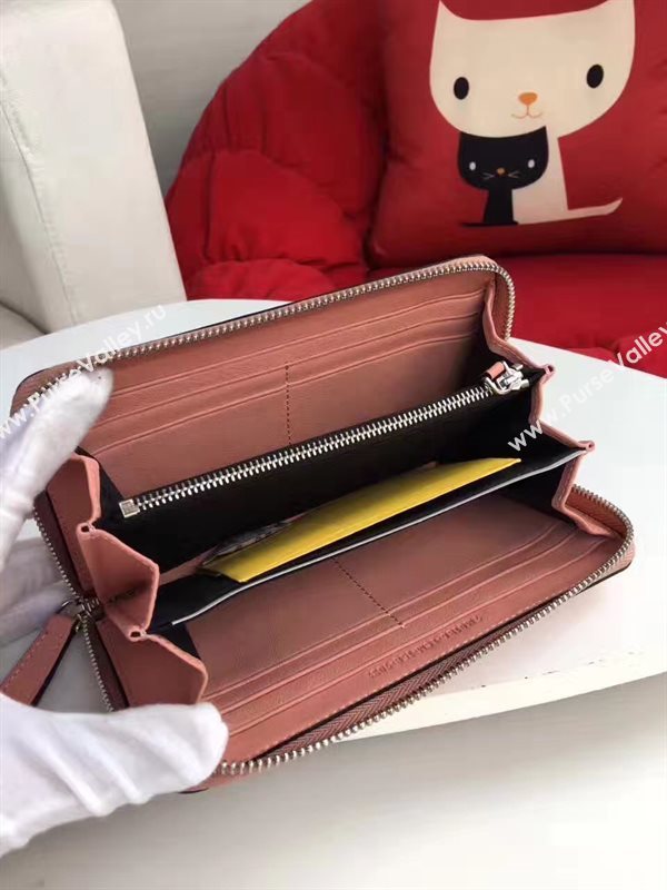 Fendi wallet gray pink bag 5484