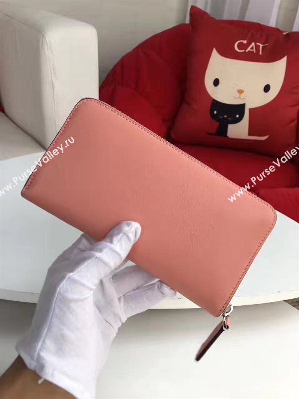 Fendi wallet gray pink bag 5484
